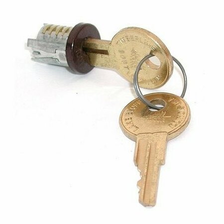 COMPX TIMBERLINE Timberline Lock Plug Stat Bronze Keyed Alike Key Number 105 LP-400-105TA